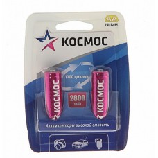 Аккумулятор R6 NI-MN 2800мА.ч BP-2(блист.2шт) Космос KOCR6NIMH2800MAH2BL