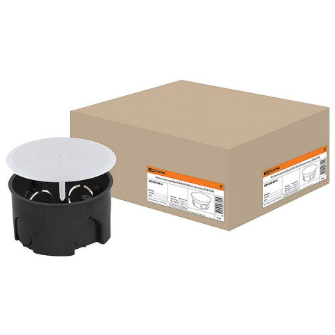 Коробка распаячная СП D70х30 крышка IP20 TDM