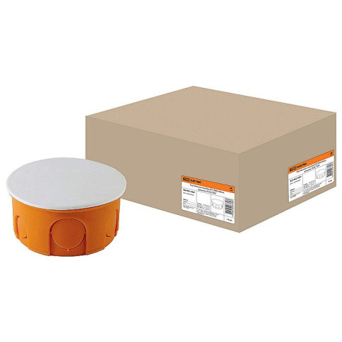 Коробка распаячная СП D80х40 крышка IP20 TDM SQ1402-1007