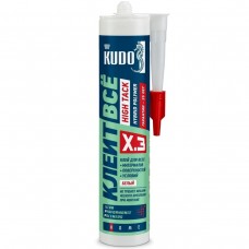 Клей KUDO Клеит Все HIGH TACK на основе гибридных полимеров белый 280 мл KX-3W